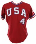 1984 Kevin Renz USA Olympic Baseball Team Game Worn Jersey (MEARS LOA)
