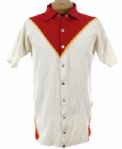 1983-85 Rickey Brown Atlanta Hawks Game Worn Shooting Shirt (MEARS LOA)