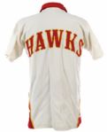 1983-85 Rickey Brown Atlanta Hawks Game Worn Shooting Shirt (MEARS LOA)