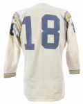 1963-70 Durene #18 King O'Shea Game Worn Football Jersey (MEARS LOA)