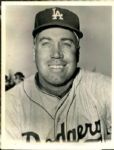 1963 Duke Snider Los Angeles Dodgers "John Rogers Collection Archives" Original 7" x 9" Photo
