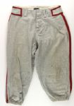 1945-50 St. Louis Cardinals Flannel Game Worn Pants (MEARS LOA)