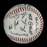 1982 Milwaukee Brewers Facsimile Team Signed Commemorative Baseball w/ 27 Signatures