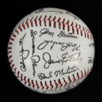 1982 Milwaukee Brewers Facsimile Team Signed Commemorative Baseball w/ 27 Signatures