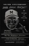 1961-76 Honorary Sports Dinner Program Collection  w/ rare McMillan Milwaukee Braves Program - Lot of 3 w/ Alan Page,  Roy McMillan MIlwaukee Braves & Alex Grammas