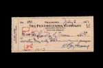 1957 H. Roy Hamey New York Yankees Signed Check (JSA)