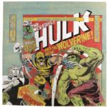 1974 Incredible Hulk #181 Marvel Comics 48" x 48" Cover Painting Broadside