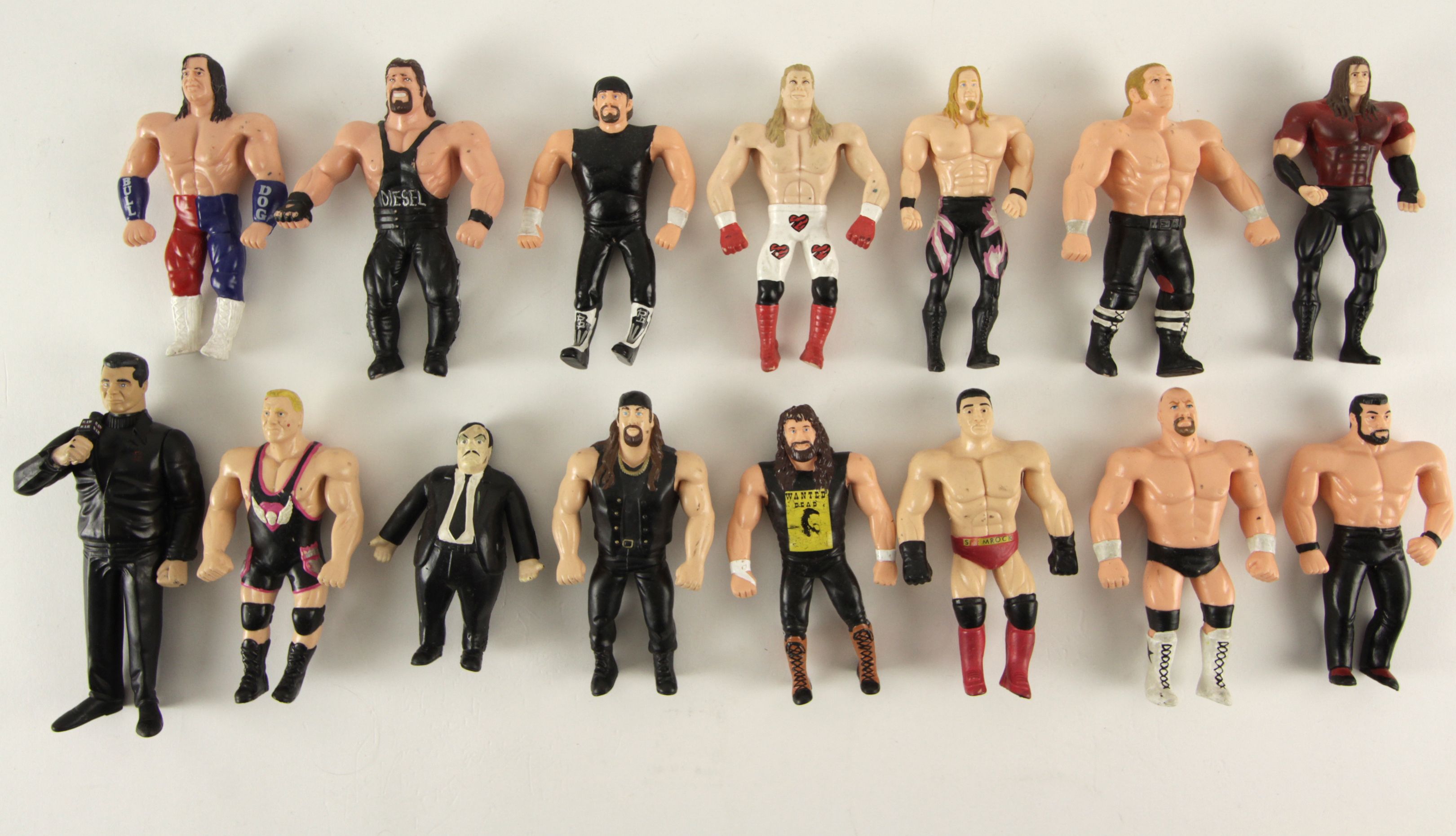 miniature wrestling figures