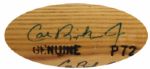 1984-85 Cal Ripken Baltimore Orioles Signed Louisville Slugger Professional Model Game Used Bat (MEARS A5/JSA)