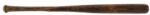 1924 Long H&B Louisville Slugger Professional Model Game Used Bat (MEARS LOA) Sidewritten 6-8-24