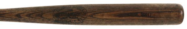 1921-30 Paul Scott Minor Leagues H&B Louisville Slugger Professional Model Game Used Bat (MEARS LOA)