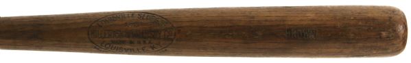 1927 H.S. Brown Minor Leagues H&B Louisville Slugger Professional Model Game Used Bat (MEARS LOA) Sidewritten "H.S. Brown 5-16-27"