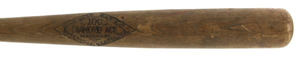 1926-30 Davis Zinn Beck 100 Diamond Ace Professional Model Game Used Bat (MEARS LOA)