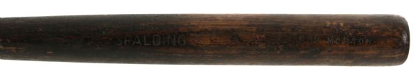 1914-23 Roy Morton Minor Leagues Spalding Professional Model Game Used Bat (MEARS LOA) Sidewritten "Roy Morton 7-17-23 Breckenridge Texas"