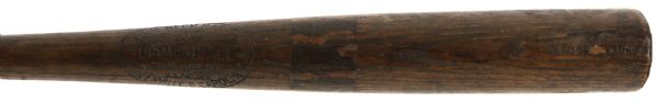 1928 Blank Barrel Zinn Beck Diamond Ace 100 Professional Model Game Used Bat (MEARS LOA) Sidewritten "1-27-28"