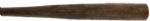 1928 Blank Barrel Zinn Beck Diamond Ace 100 Professional Model Game Used Bat (MEARS LOA) Sidewritten 1-27-28