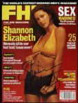 2001 Shannon Elizabeth American Pie Signed FHM Magazine 