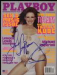 2002 Tiffany 80s Pop Star Signed Playboy Magazine (JSA)