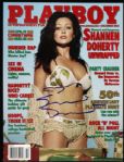 2003 Shannen Doherty Beverly Hills 90210 Signed Playboy Magazine 