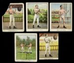 1910 Hassan Mecca Miner's Extra T218 & T220 Boxing Tobacco Card Collection - Lot of 22 w/ Jack Johnson & More