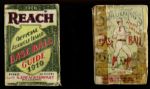 1909-95 Reach/Spalding Baseball Guide & Baseball Collection - Lot of 10