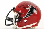 1979-86 William Andrews Atlanta Falcons Signed Game Worn Helmet (MEARS LOA/JSA)