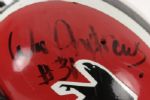 1979-86 William Andrews Atlanta Falcons Signed Game Worn Helmet (MEARS LOA/JSA)