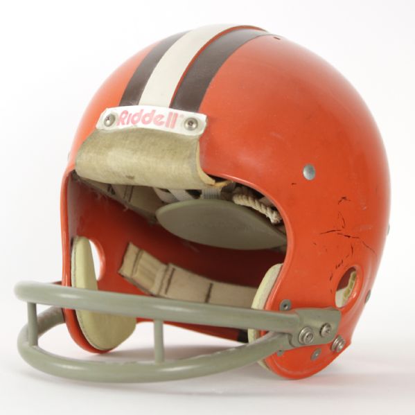 1975-81 Reggie Rucker Cleveland Browns Game Worn Suspension Helmet (MEARS LOA)