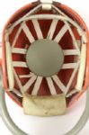 1975-81 Reggie Rucker Cleveland Browns Game Worn Suspension Helmet (MEARS LOA)