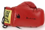 2000s Muhammad Ali Heavyweight Champion of the World Signed Everlast Boxing Glove (JSA)