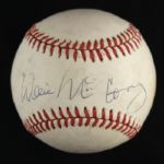 1970-86 Willie McCovey San Francisco Giants Single Signed ONL Feeney Baseball (JSA)