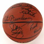 1992-93 Milwaukee Bucks Team Signed Spalding Official NBA Basketball w/ 14 Signatures (MEARS LOA)