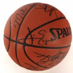 1992-93 Milwaukee Bucks Team Signed Spalding Official NBA Basketball w/ 14 Signatures (MEARS LOA)