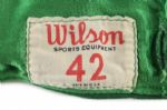 1957-59 University of Oregon Game Worn Durene Football Jersey w/ 6 Button Crotch Piece (MEARS LOA)