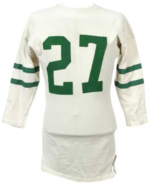 1950s #22 Game Worn Durene Football Jersey (MEARS LOA)