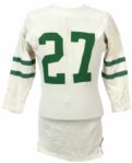 1950s #22 Game Worn Durene Football Jersey (MEARS LOA)