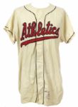 1958-60 Virgil Trucks Harry Chiti Kansas City Athletics Game Worn Home Jersey (MEARS LOA)