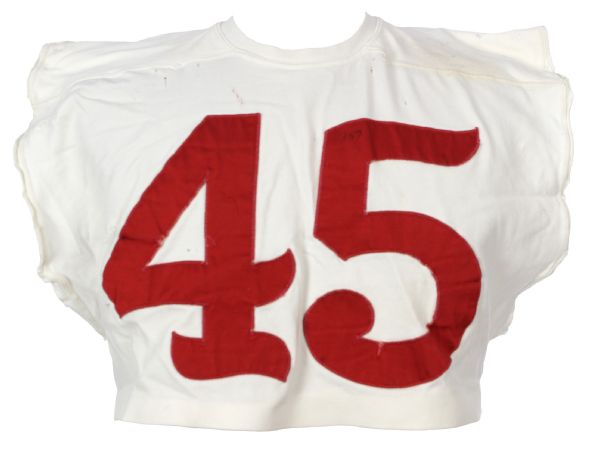 1970s #45 Cutoff Durene Football Practice Jersey 