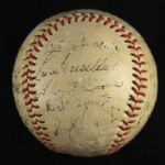 1946 Oakland Oaks PCL Team Signed Baseball w/ 30 Signatures Including Casey Stengel, Pete Fox & More (JSA)