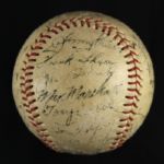 1946 Oakland Oaks PCL Team Signed Baseball w/ 30 Signatures Including Casey Stengel, Pete Fox & More (JSA)