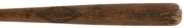 1924-30 Bill Terry New York Giants Zinn Beck 300 Professional Model Game Used Bat (MEARS LOA)