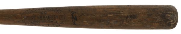 1931 John H&B Louisville Slugger Professional Model Game Used Bat (MEARS LOA)