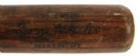 1921-30 George Sisler Browns/Senators H&B Louisville Slugger Professional Model Team Index Bat (MEARS LOA)