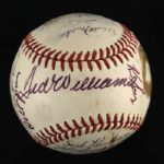 1972 Texas Rangers Inaugural Season Team Signed OAL Cronin Baseball w/ 29 Signatures Including Ted Williams, Nellie Fox, Frank Howard & More (JSA)