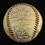 1972 Oakland Athletics World Series Champions Team Signed OAL Cronin Baseball w/ 28 Signatures Including Reggie Jackson, Rollie Fingers, Catfish Hunter & More (JSA)