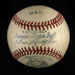 1941-45 A.J. Reach Official American League William Harridge United States Navy Baseball