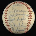 1965 Minnesota Twins American League Champions Team Signed Baseball w/ 25 Signatures Including Harmon Killebrew, Tony Oliva, Zoilo Versalles & More (JSA)