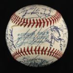 1972 Boston Red Sox Team Signed OAL Cronin Baseball w/ 31 Signatures Including Carl Yastrzemski, Bill Lee, Luis Aparicio & More (JSA)