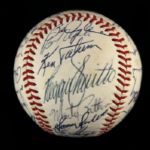 1972 Boston Red Sox Team Signed OAL Cronin Baseball w/ 31 Signatures Including Carl Yastrzemski, Bill Lee, Luis Aparicio & More (JSA)