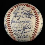 1972 Boston Red Sox Team Signed OAL Cronin Baseball w/ 31 Signatures Including Carl Yastrzemski, Bill Lee, Luis Aparicio & More (JSA)